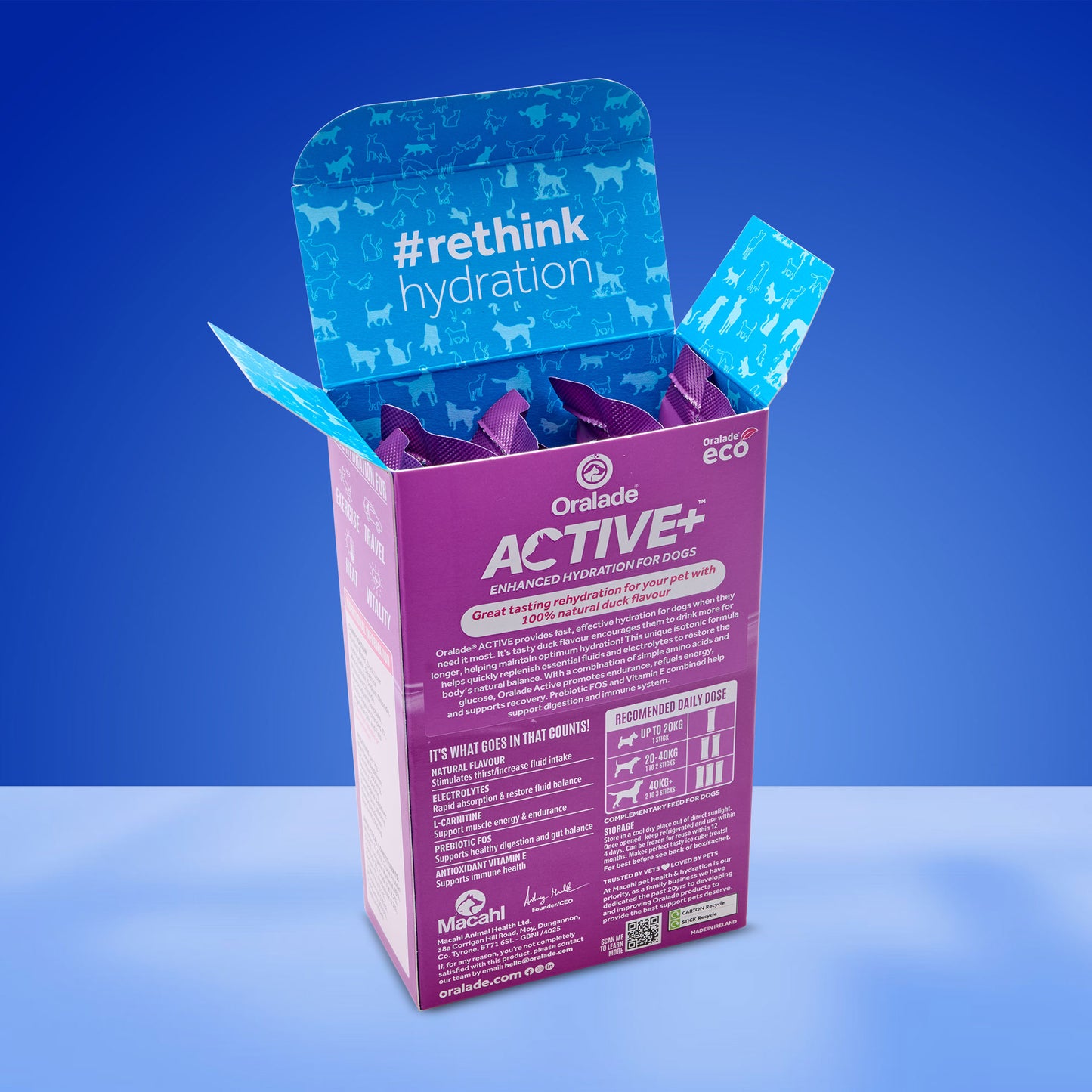 Oralade Active+ Duck Liquid Concentrate 7x50ml