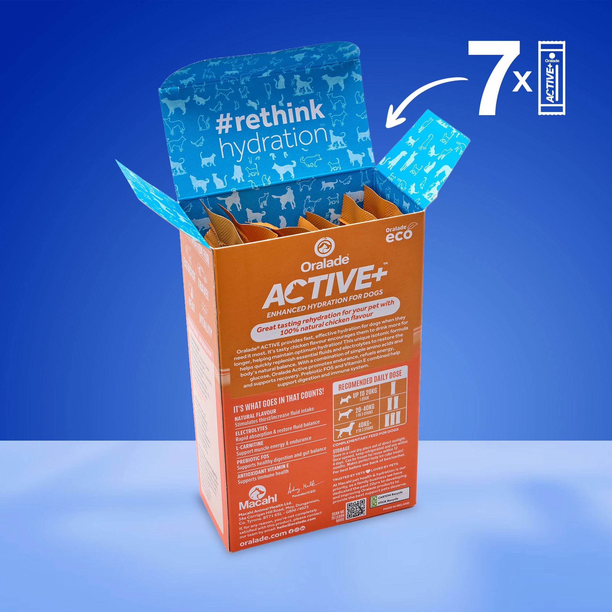 Oralade Active+ Chicken Concentrate 7x50ml