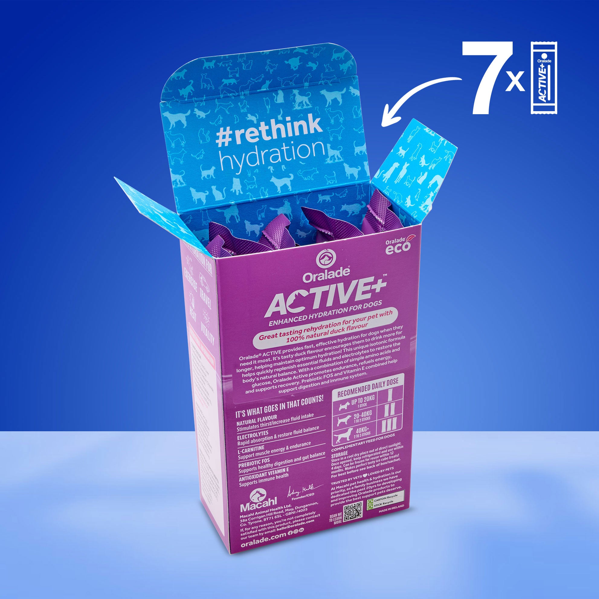 Oralade Active+ Duck Liquid Concentrate 7x50ml