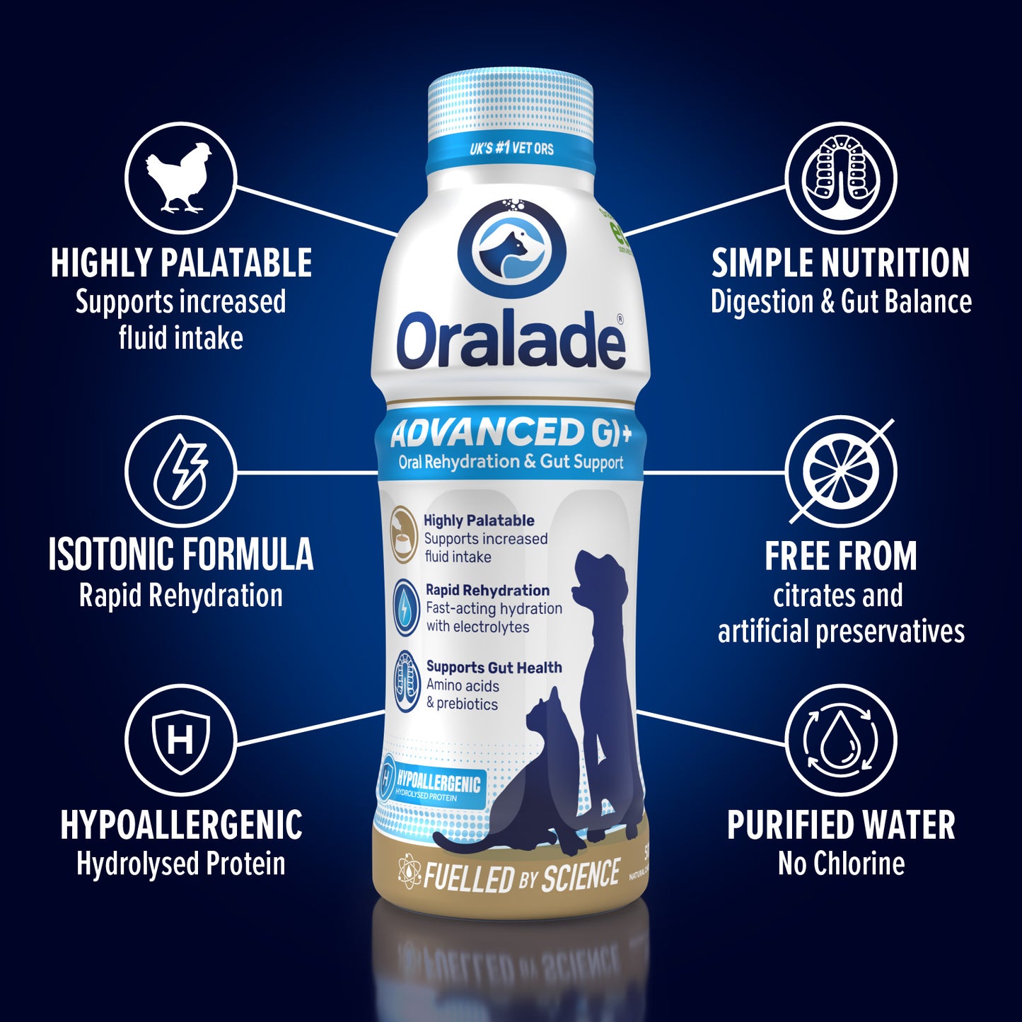 Oralade Advanced GI+ 500ml 6 Pack