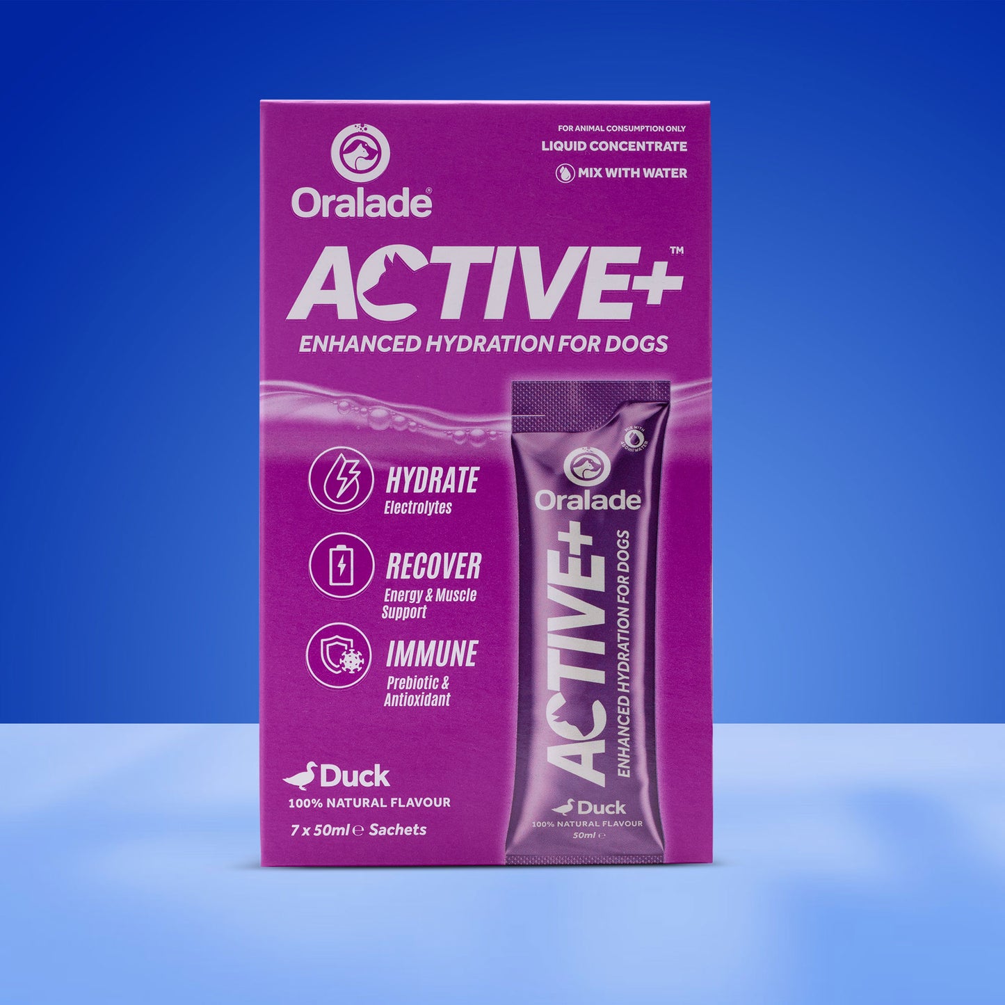 Oralade Active+ Duck Liquid Concentrate 7x50ml