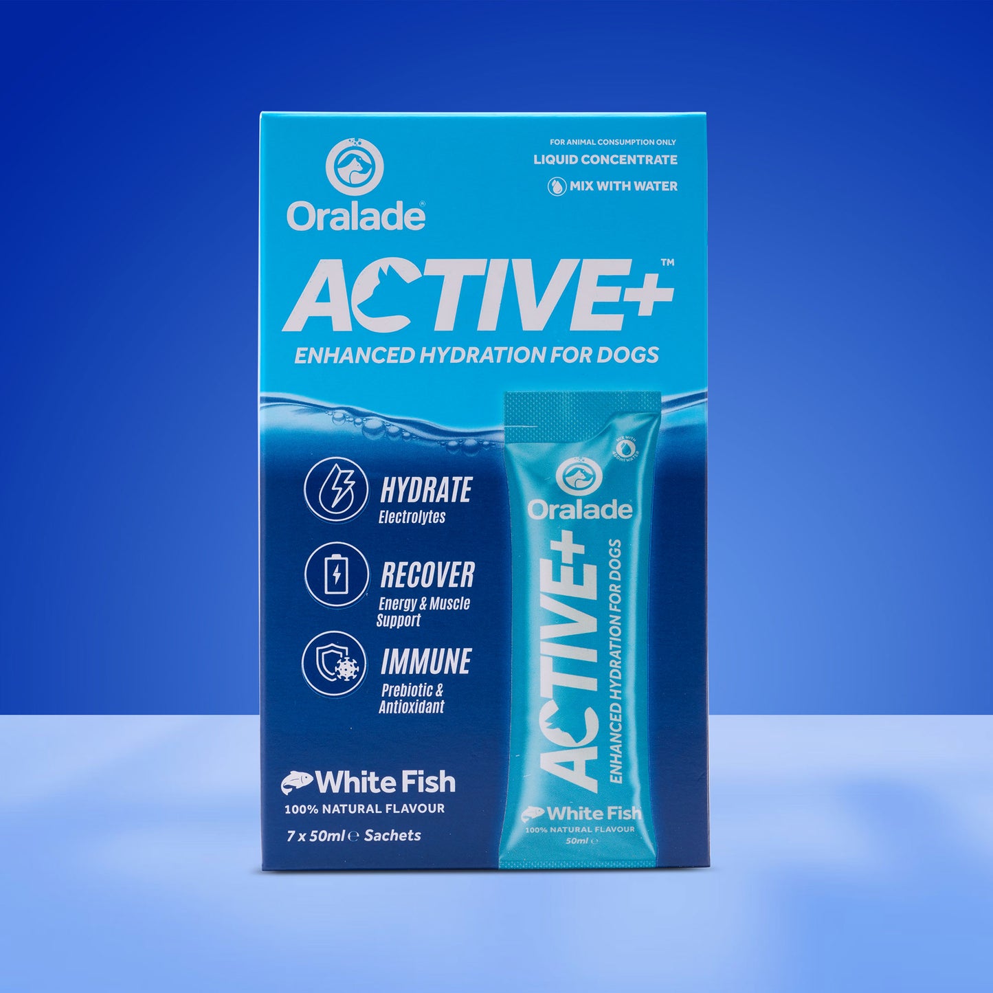Oralade Active+ Fish Liquid Concentrate 7x50ml