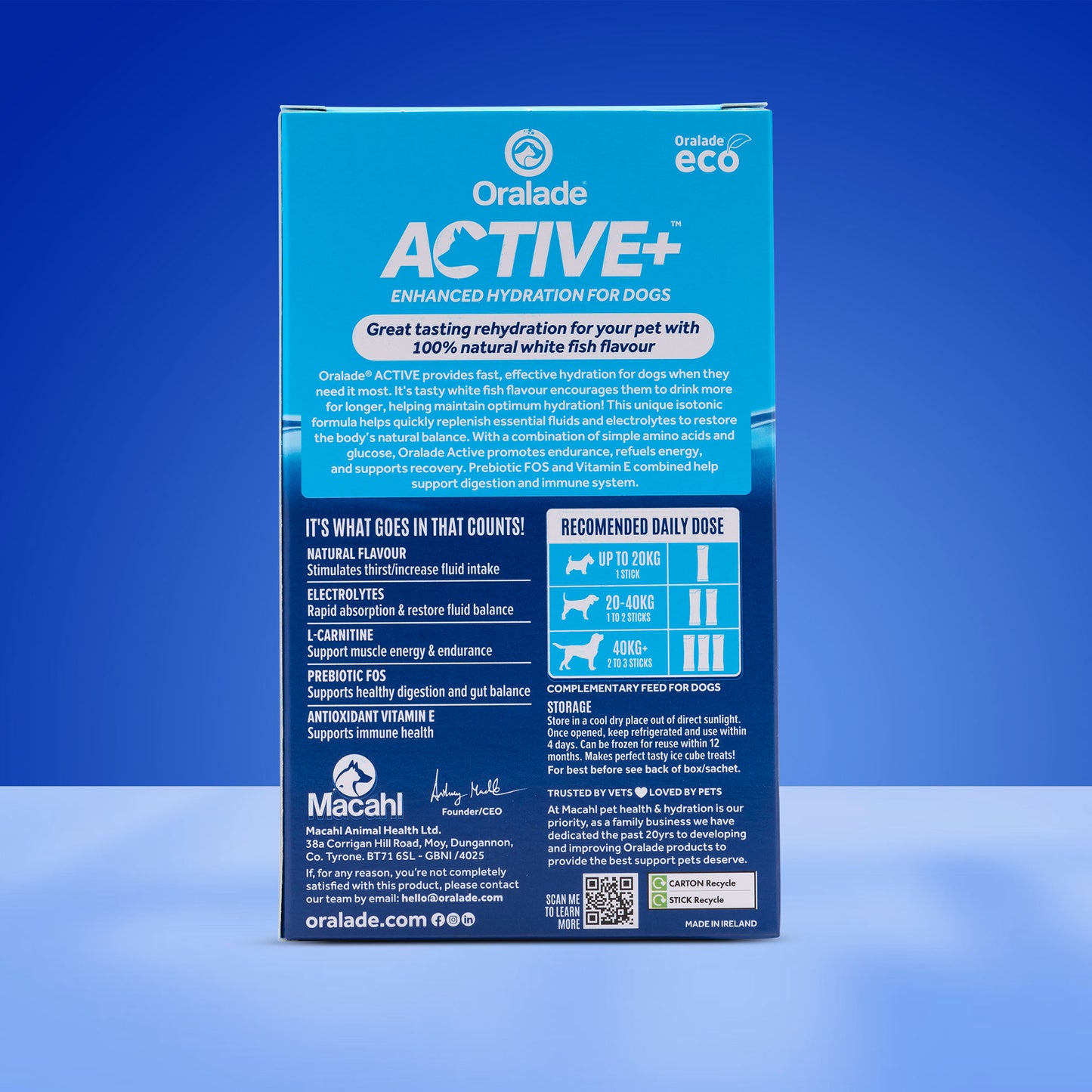 Oralade Active+ Fish Liquid Concentrate 7x50ml