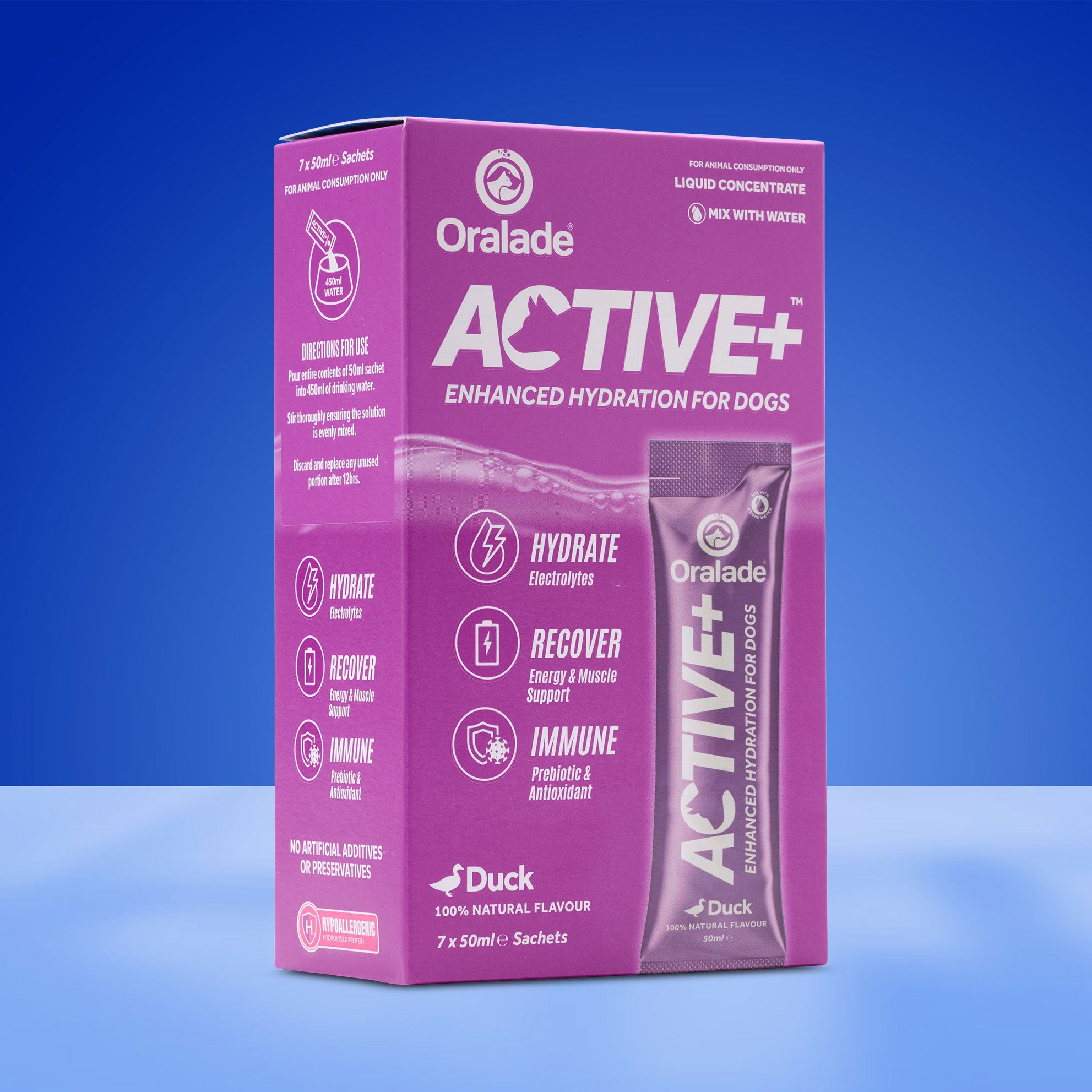 Oralade Active+ Duck Liquid Concentrate 7x50ml