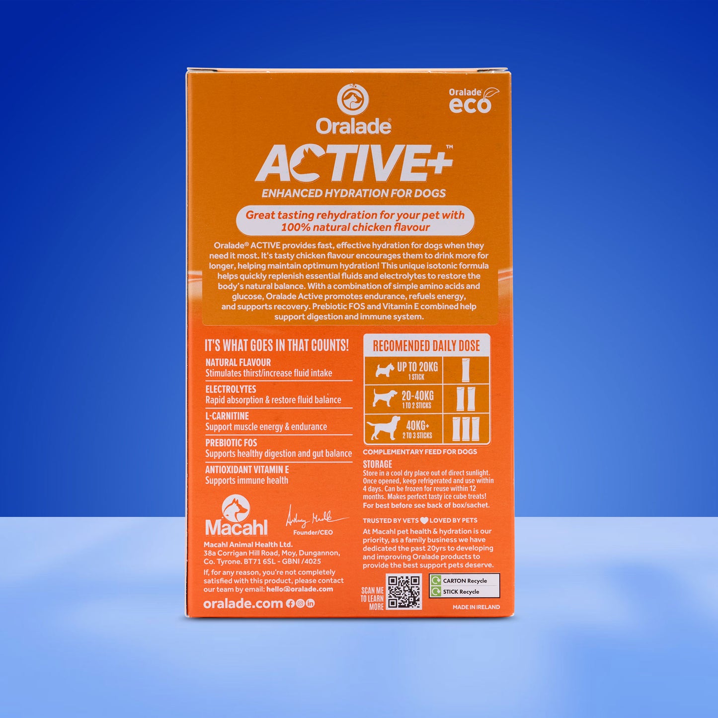 Oralade Active+ Chicken Concentrate 7x50ml