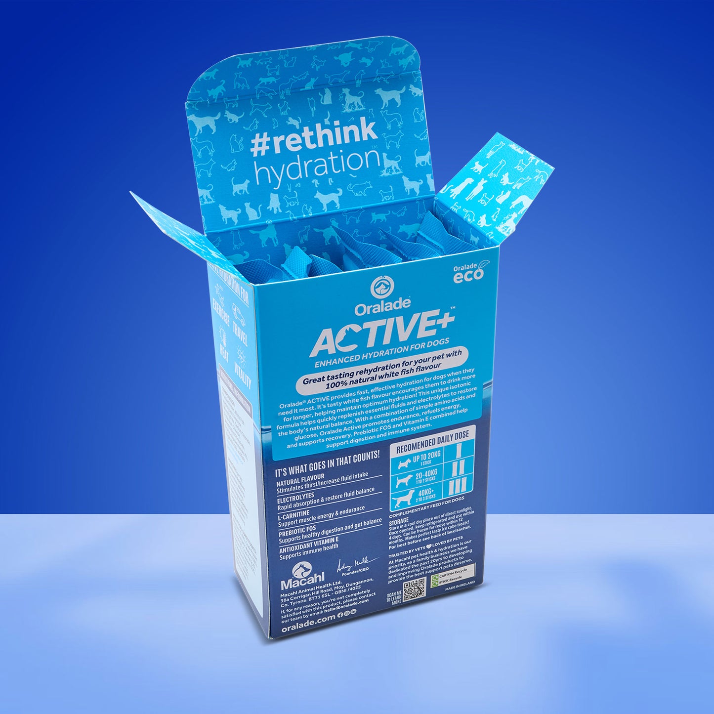 Oralade Active+ Fish Liquid Concentrate 7x50ml