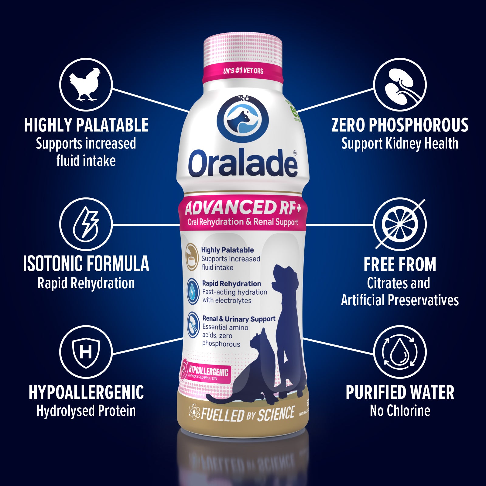 Oralade Advanced RF+ 500ml 6 Pack